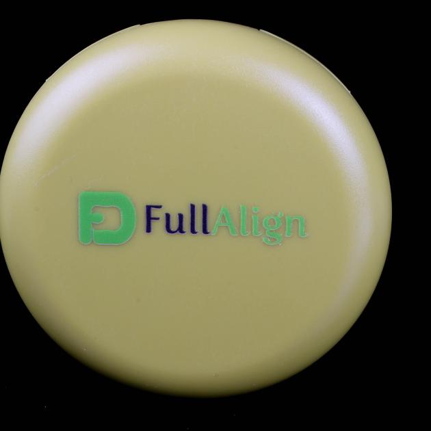 FullAlign kutija za čuvanje alajnera sa ogledalcem - Žuta